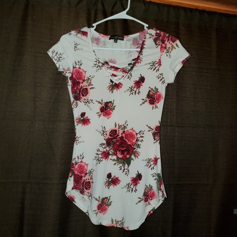 Floral print shirt